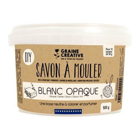 Achetez Pot de 500 grammes de savon à mouler blanc opaque 200200 pas cher sur Ma Rentrée Scolaire