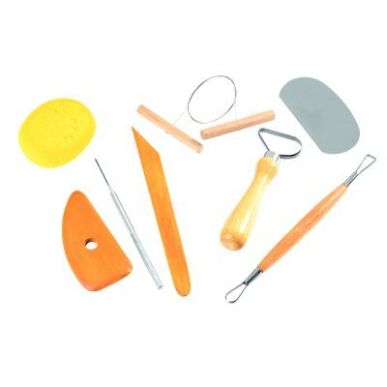 Achetez Kit du potier 8 outils indispensables à l'initiation au modelage 45658 pas cher sur Ma Rent..