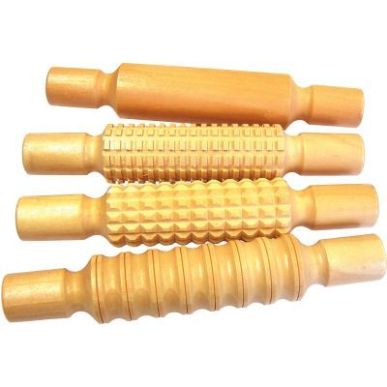 Achetez Lot de 4 rouleaux en bois à empreinte 2107 pas cher sur Ma Rentrée Scolaire