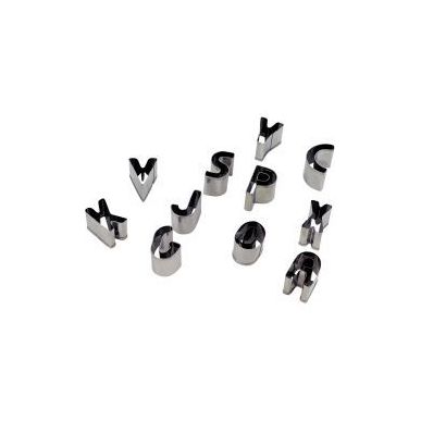 Achetez Lot de 26 emporte-pièces en métal alphabet 265056 pas cher sur Ma Rentrée Scolaire