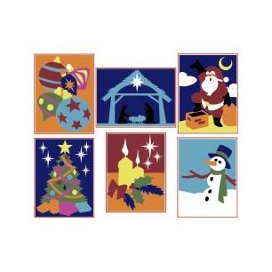 Achetez Lot de 5 cartes adhésives noel à décorer 1700X5 pas cher sur Ma Rentrée Scolaire