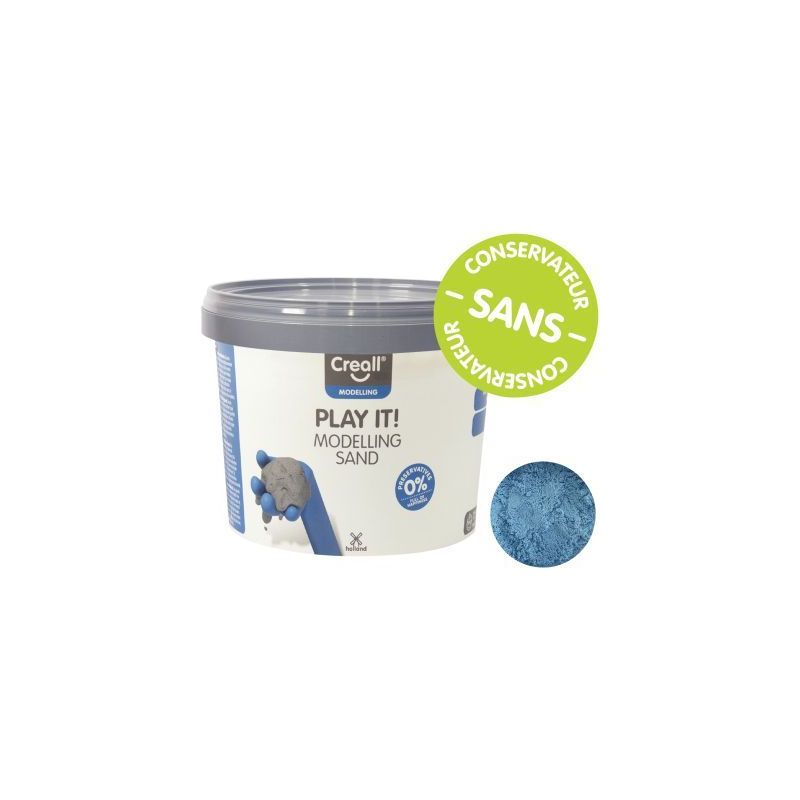Achetez Seau de 750 grammes de sable magique coloris bleu 03205 CREALL pas cher sur Ma Rentrée Scol..