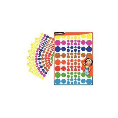 Achetez Pochette de 640 gommettes rondes adhésives assorties GARM/640 pas cher sur Ma Rentrée Scol..