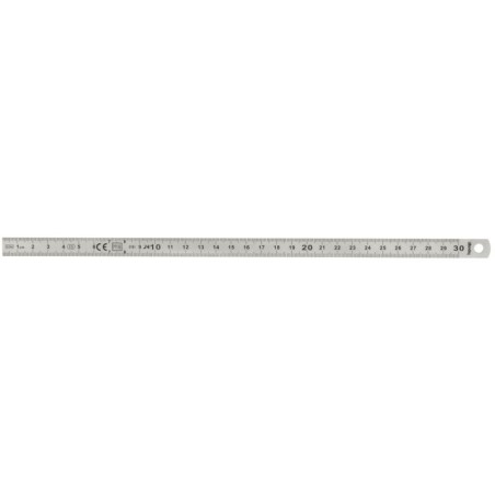 Règle Métal Flexible 30 Cm - Double Face Graduée En Millimètres, Idéale Pour Dessin, Bricolage