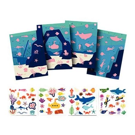 Achetez Atelier gommettes multi thématiques connectables ATEFRESQUE-16 pas cher sur Ma Rentrée Sco..