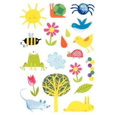 Achetez Pochette de 99 maxi gommettes jardin, adhésives repositionnables AE036 O MAILDOR CLAIREFONT..