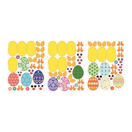 Achetez Sachet de 36 poussins à créer avec 396 gommettes assorties MAJ3552 pas cher sur Ma Rentré..