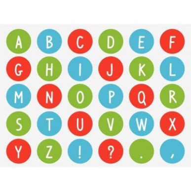 Achetez Rouleau de 900 gommettes alphabet en majuscule 102533 AGIPA pas cher sur Ma Rentrée Scolair..