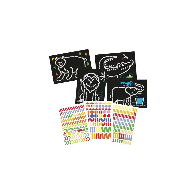 Achetez Ateliers gommettes animaux sauvages AF037C MY MANDARI CLAIREFONTAINE pas cher sur Ma Rentré..