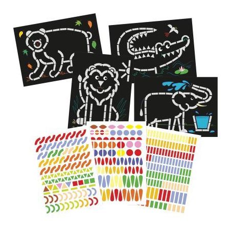 Achetez Ateliers gommettes animaux sauvages AF037C MY MANDARI CLAIREFONTAINE pas cher sur Ma Rentré..