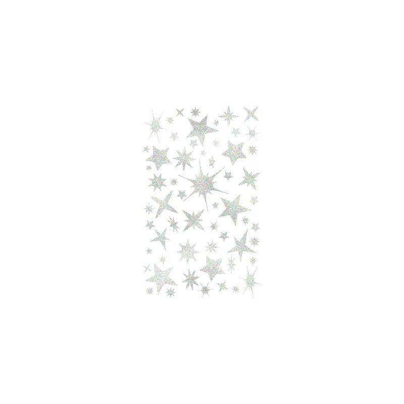 Achetez Blister de 1020 gommettes étoiles holographiques argent AE238C AVENUE MAN CLAIREFONTAINE pa..