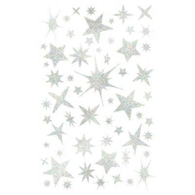 Achetez Blister de 1020 gommettes étoiles holographiques argent AE238C AVENUE MAN CLAIREFONTAINE pa..