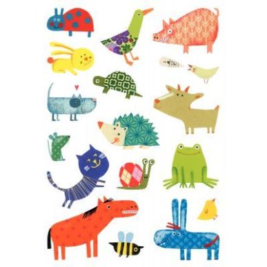 Achetez Pochette de 93 maxi gommettes animaux, adhésives repositionnables AE031 O MAILDOR CLAIREFON..