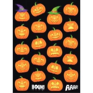 Achetez Sachet de 264 gommettes citrouille Halloween assorties MAJ2928 pas cher sur Ma Rentrée Scol..