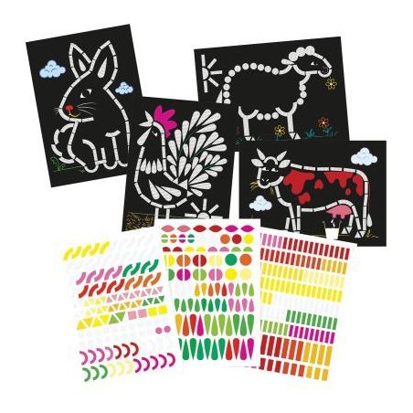 Achetez Ateliers gommettes animaux ferme AF036C MY MANDARI CLAIREFONTAINE pas cher sur Ma Rentrée S..