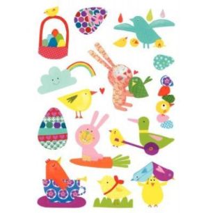 Achetez Pochette de 84 maxi gommettes Baby pâques, adhésives repositionnables AE033 O MAILDOR CLAI..