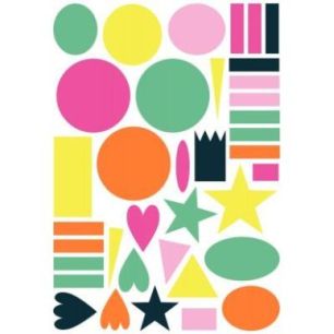 Achetez Pochette de 620 maxi gommettes baby géométriques AE184C MAILDOR CLAIREFONTAINE pas cher su..