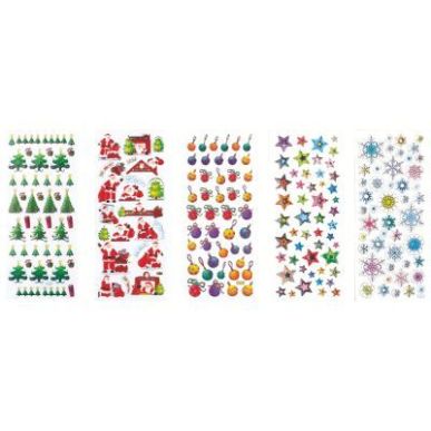 Achetez Pochette de 420 stickers 3D thème Noël assortis 16290 pas cher sur Ma Rentrée Scolaire