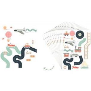 Achetez Pochette de 240 gommettes les transports repositionnables L940021 pas cher sur Ma Rentrée S..