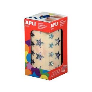 Achetez Rouleau de gommettes étoiles holographique argent 11635 AGIPA pas cher sur Ma Rentrée Scol..