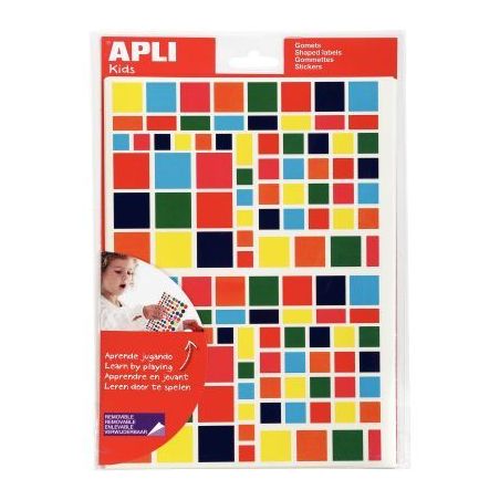 Achetez Blister de 2520 gommettes adhésives géométriques carré 101634 AGIPA pas cher sur Ma Rent..