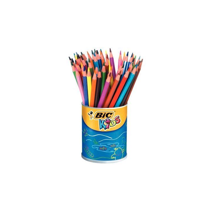 Pot de 60 crayons de couleur Evolution couleurs assortis 8412292 EVOLUTION BIC