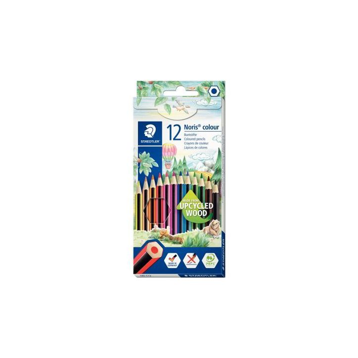 Lot de 10 étuis de 12 crayons de couleur Noris colour 185 185 C12 NORIS STAEDTLER