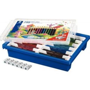 Achetez Classpack de 288 crayons de couleur Noris colour 185 assortis dont 24 gratuits + 6 taille-cr..