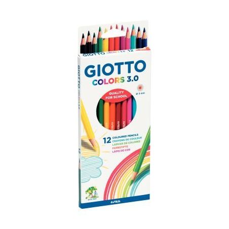 Achetez Pochette de 12 crayons de couleur Giotto Colors 3.0 F276600 GIOTTO pas cher sur Ma Rentrée ..