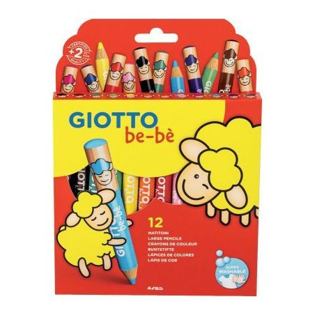 Achetez Etui de 12 crayons maxi Bébé + 1 taille crayon F46970000 GIOTTO pas cher sur Ma Rentrée S..
