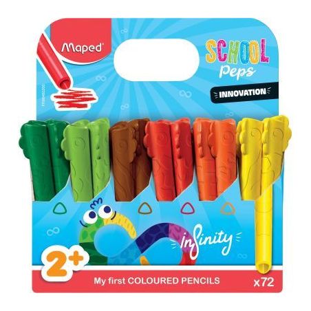 Achetez Schoolpack de 72 crayons de couleurs Infinity Kidy 864602 MAPED pas cher sur Ma Rentrée Sco..