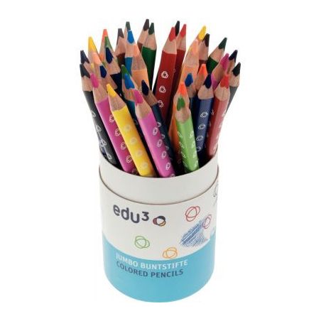 Achetez Pot de 36 crayons de couleur jumbo triangulaire assortis 1231036 EAGLE KREA pas cher sur Ma ..