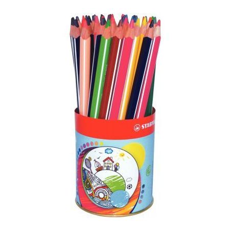 Achetez Pot de 38 crayons de couleur triangulaires F498001 STABILO pas cher sur Ma Rentrée Scolaire