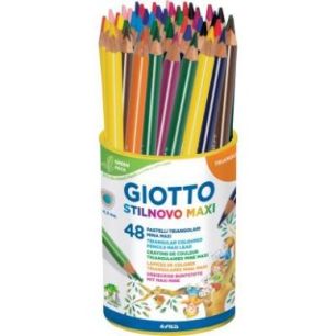 Achetez Pot de 48 crayons de couleur Stinovo Maxi F226300 GIOTTO pas cher sur Ma Rentrée Scolaire