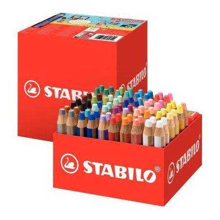 Achetez Maxi schoolpack de 76 woody + 4 taille-crayons 880/76-01 STABILO pas cher sur Ma Rentrée Sc..