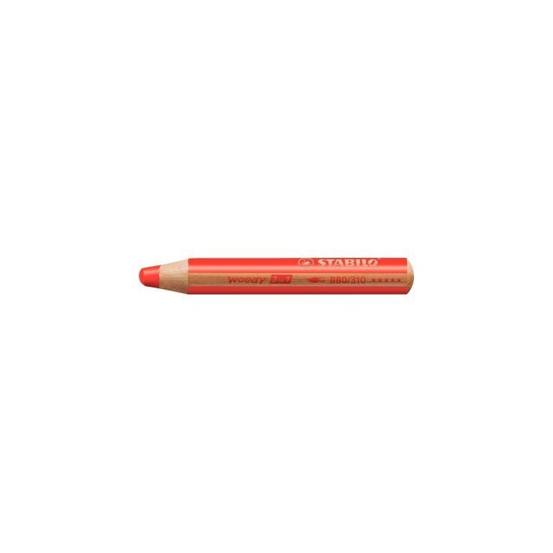Achetez Crayon de couleur Woody vermillon 880/310 STABILO pas cher sur Ma Rentrée Scolaire