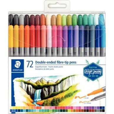 Achetez Étui de 72 feutres double pointe Design Journey 3200 TB72 STAEDTLER pas cher sur Ma Rentré..