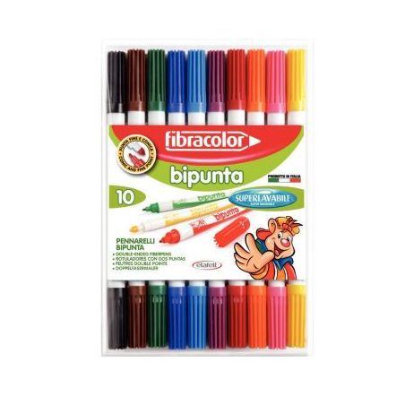 Achetez Etui de 10 feutres double pointes assortis 10544SW010BS pas cher sur Ma Rentrée Scolaire