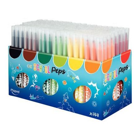 Achetez Classpack de 144 feutres School Peps 845004 MAPED pas cher sur Ma Rentrée Scolaire