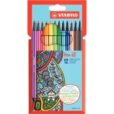Achetez Etui de 12 feutres Pen 68 6812-7 STABILO pas cher sur Ma Rentrée Scolaire