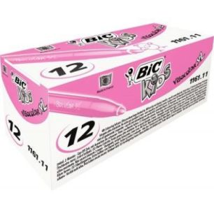 Achetez Boîte de 12 feutres Visacolor 1161 rose 8289874 VISACOLOR BIC pas cher sur Ma Rentrée Scol..