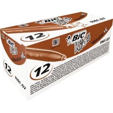 Achetez Boîte de 12 feutres Visacolor 1161 brun rouge 8289844 VISACOLOR BIC pas cher sur Ma Rentré..