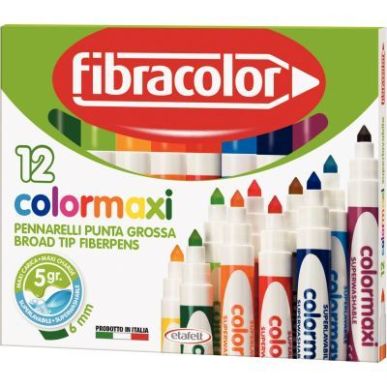 Achetez Etui de 12 feutres Colormaxi pointe large 10640SW012SC pas cher sur Ma Rentrée Scolaire