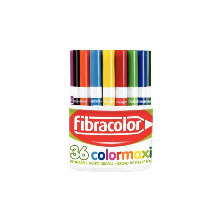 Pot de 36 feutres Colormaxi pointe large 10640SW036BA