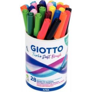 Achetez Pot de 28 feutres Soft Brush F523200 GIOTTO pas cher sur Ma Rentrée Scolaire