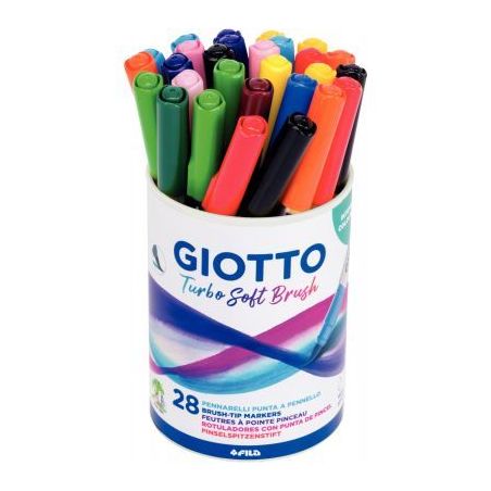 Achetez Pot de 28 feutres Soft Brush F523200 GIOTTO pas cher sur Ma Rentrée Scolaire