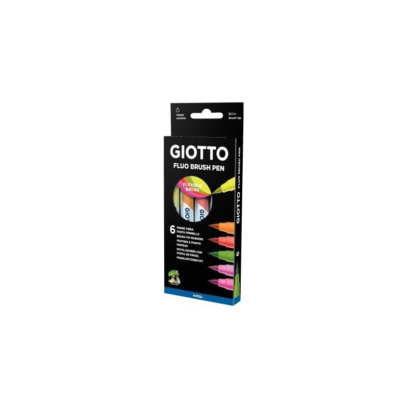 Achetez Etui de 6 feutres Soft Brush fluo F427200 GIOTTO pas cher sur Ma Rentrée Scolaire