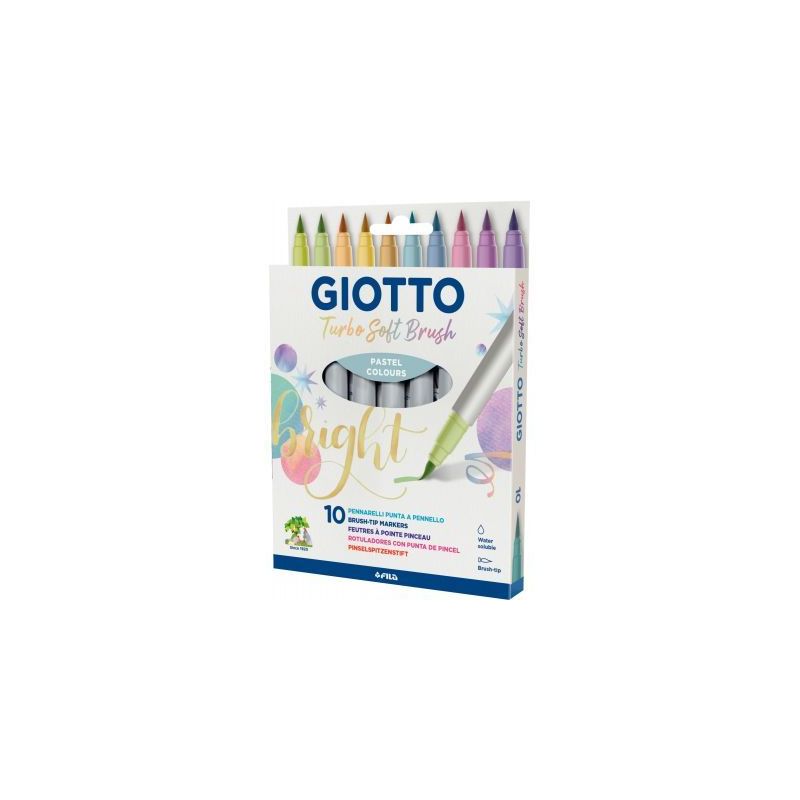 Achetez Etui de 10 feutres Soft Brush pastel F426900 GIOTTO pas cher sur Ma Rentrée Scolaire