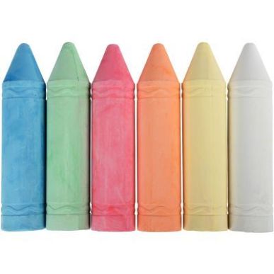 Achetez Set de 6 craies trottoir jumbo 1849 pas cher sur Ma Rentrée Scolaire