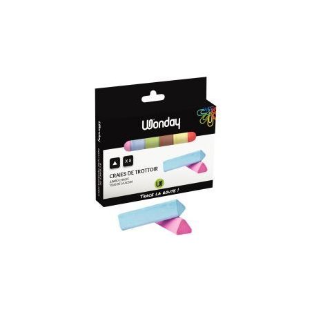 Achetez Etui de 8 craies trottoir assorties FEC700192 pas cher sur Ma Rentrée Scolaire